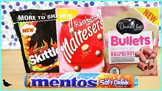 Confectionery Food Review Compilation! Skittles Mentos Maltesers Darrell Lea | Birdew Reviews