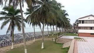 Elmina beach resort in Ghana