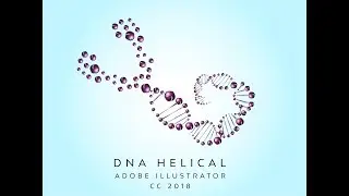 Vector Art Tutorial | Illustrator CC 2018 | DNA Helical