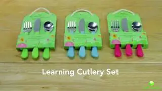 green sprouts&reg; Learning Cutlery Set