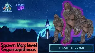 Tamed Gigantopithecus Spawn Command | Ark Survival Ascended