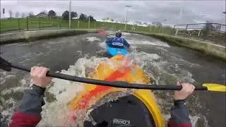 Kayaking the Tees Barrage, 2016