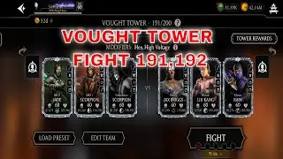 VOUGHT TOWER FIGHT 191,192 | Mortal Kombat Mobile | @GamingNutsYT