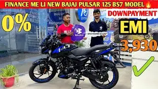 Taking Delivery Of New 2023 BAJAJ Pulsar 125 BS7 In Finance EMI Cost😱😲 | Down Payment ✔️ | Easy Loan