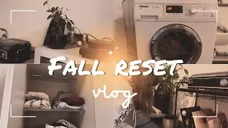 Fall reset: aufräumen, Kleiderschrank umräumen & putzen