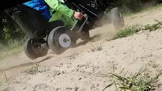 Tretauto/Kettcar/Gokart von Kettler Daytona Air // Race-Card with excursion into the forest