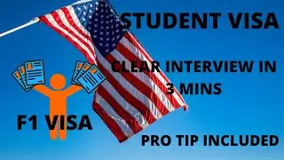 Student Visa | F1 VISA Interview Question | SUCCESS GUARANTEE