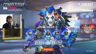 Dafran JUNKRAT COMPETITIVE Gameplay! [ OVERWATCH VOD Replays ]