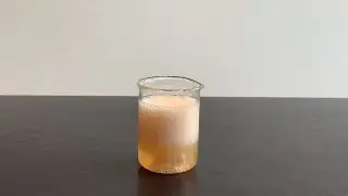 Destroying a calcite crystal using HCl.