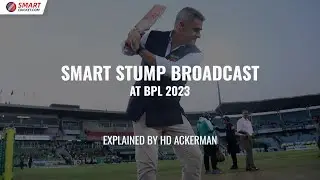 Smart Stumps&reg; by SmartCricket.com&reg; Explained by HD Ackerman| Technology Partner - BPL 2023