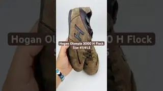 Hogan Men's Olympia 3000 H Flock Sneaker Shoes (Size 41/41.5) #hogan #prelovedtreasures #shoes