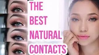 Best colour changing contact lenses | Dark Brown eyes to...