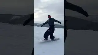 Флэт фристайл на сноуборде 360 #butter #snowboarding #freestylesnowboarding #groundtrick #snow