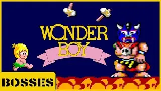 Wonder Boy - All Bosses (No Damage) // Sega Master System