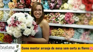 ARRANJO DE FLORES ARTIFICIAL SEM CORTA AS ROSAS| Inscreva-se no canal e compartilhe...