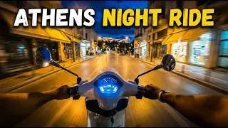 Vespa Adventure: Night Streets Surprise Athens Ride 🛵🇬🇷