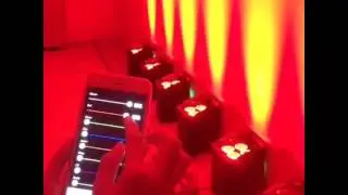 RGBAW+UV Rechargeable battery powered & wireless DMX LED par can