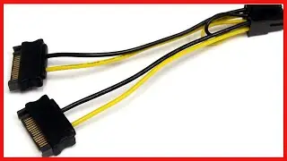 StarTech.com 6in SATA Power to 6 Pin PCI Express Video Card Power Cable Adapter - SATA to 6 pin PCIe