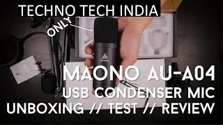 Maono AU-AU04TR Microphone Review