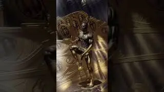 Creating 3D Dancer from the Future in Golden Armor - Blender Tutorial| @SomanyMedia #shorts