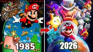 Super Mario Evolution Over the Years  | From Classic 1985 Mario to Modern 2026 Version |