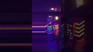 Glow in the night #glitch #voxelart