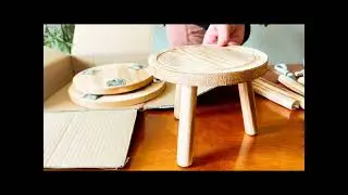 3-Pack Wood Plant Stands Indoor