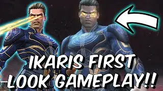 Ikaris First Look Gameplay! - THESE ANIMATIONS ARE AWESOME!!!! - Marvel Contest of Champions