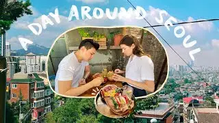 SEOUL LIFE | Rooftop Brunch + Spectacular View 🍳Traditional Korean Village, Myeongdong = Ghost Town