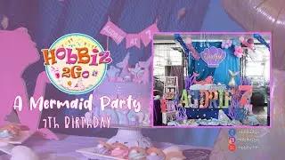 MERMAID PARTY | 7TH BIRTHDAY | BACKDROP IDEAS | DIY