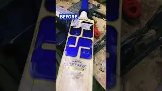 351 SS Vintage Finisher Bat Restored to Glory 🏏✨ | #CricketBatRepair #ZayanSports #shorts #repairs