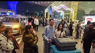  Mumbai airport ✈️ and dropping off my elder brother's daughter at the airport.mini vlogs 👍🏻