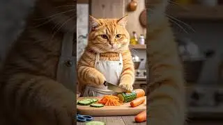 #cat that can cook#cute cat #orangecat #adorable #healingcat #cutepet #cat #interestingcat