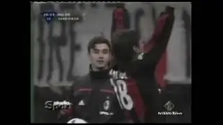 Milan-Atalanta 4-2 Coppa Italia 2000-01 Quarti Andata