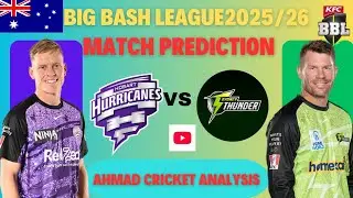BBL 2025/26 PREDICTION| HOBART VS SYDNEY MATCH PREDICTION