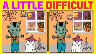 🧠🧩Spot the Difference | Brain Workout 《A Little Difficult》