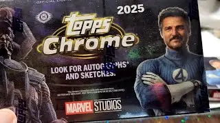 2025 Topps Chrome Marvel Studios Hobby Box Rip