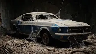 ASMR Car Restoration Full Rebuild of Blue Ford Mustang Boss 429 1969 | From Abandoned to Factory New