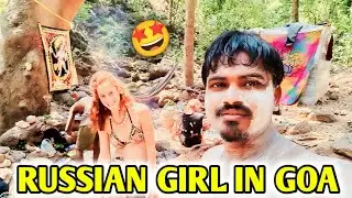 Russian Girl In Goa 🤩 || Cute russian girls reaction || Samudri Vlogs