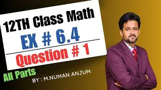12th class math chapter 6 || 2nd year math exercise 6.4 question number 1 || exercise 6.4