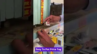 Data Strip Shelf label holder for Mall and Supermarket Racks