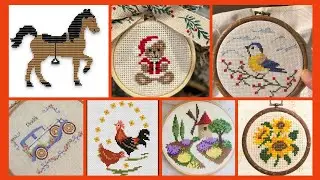 Потрясающая вирусная схема для вышивки крестом #crossstitchdesigns #flowers