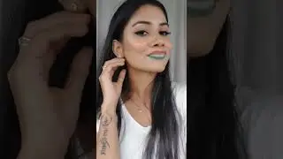 INDEPENDENCE DAY  makeup look 🇮🇳💄 / Indian flag painting on lips 😍#shorts #youtubeshorts
