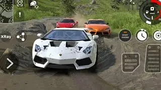 😱 UNBELIEVABLE Supercar off roading Test! | Realistic Car Damage Gameplay (Android) #racingcar 