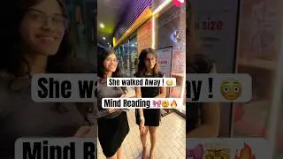 Reading Mind of cute Girl! She blushed & walked Away 🎀🤯🔥#mindreader #mentalist #cute