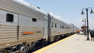 [HD] Riding BNSF's Office Car Special Train Up Cajon Pass