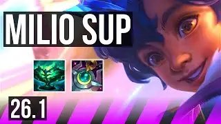 MILIO & Lucian vs THRESH & Corki (SUP) | Good KDA: 3/1/17 | EUW Master | 26.1
