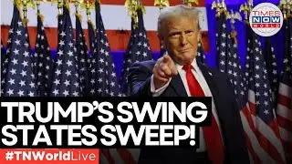 LIVE | Trump Secures 2024 Win, Sweeps Key Swing States for Historic Comeback ! | Times Now World