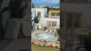 Mediterranean House | The Sims 4 Speed Build #thesims4 #mediterranean #play #fyp  #sims4speedbuild