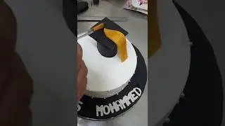 Graduation cake design for a bit /Icing cake decorations /Shorts
